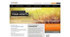 Desktop Screenshot of foord.co.za